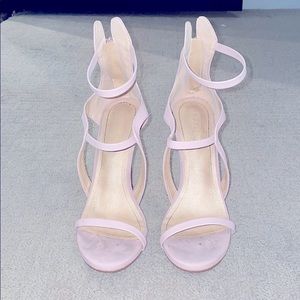 Blush Pink Strappy Heels
